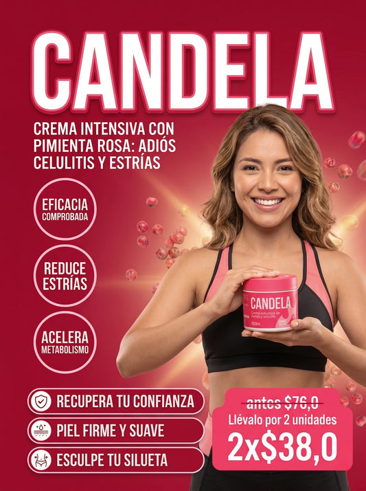 CANDELA 300 ML - El tratamiento que la celulitis y estrías no soportan
